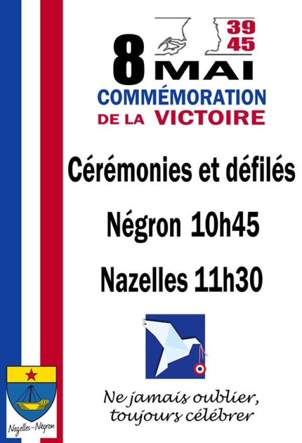 C&eacute;r&eacute;monies du 8 mai